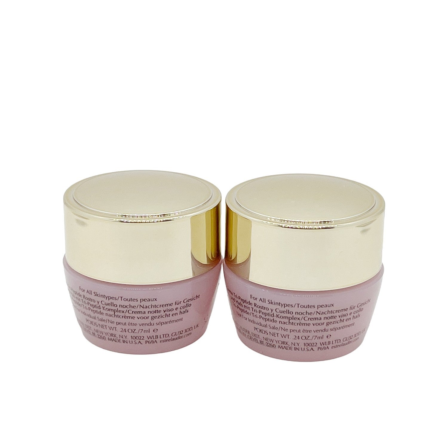 2x Estee Lauder  Resilience Multi-Effect Night Tri-Peptide Face/Neck 0.24oz/7ml